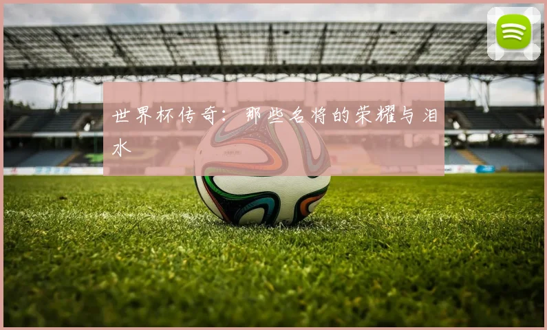 世界杯传奇:那些名将的荣耀与泪水